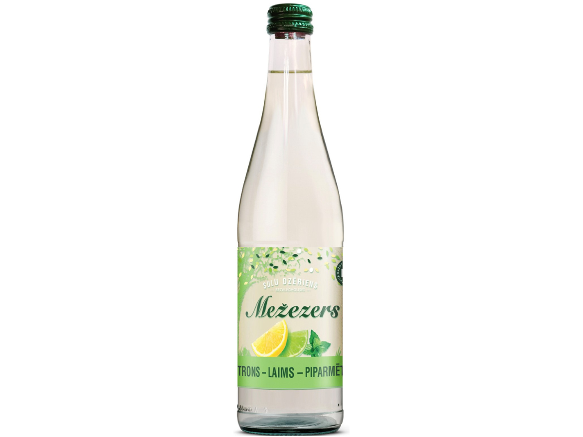 Mežezers Citrons-Laims-Piparmētra 0.5L